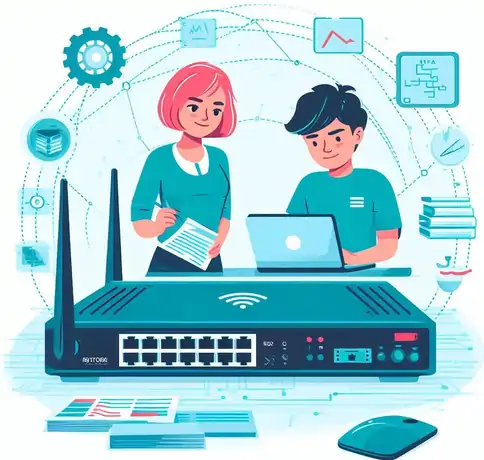 Network Router Assignment in C